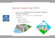 System planning 2013