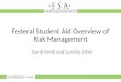 Federal Student Aid Overview of Risk Management