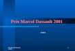 Prix Marcel Dassault 2001