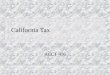 California Tax