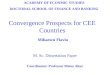 Convergence Prospects for CEE Countries
