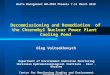 Decommissioning and Remediation  of the Chernobyl Nuclear Power Plant  Cooling Pond