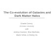 The Co-evolution of Galaxies and Dark Matter Halos
