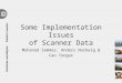 Some Implementation Issues of Scanner Data