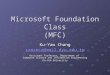 Microsoft Foundation Class (MFC)