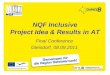 NQF Inclusive Project Idea & Results in AT