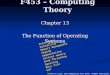 F453 – Computing Theory