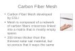 Carbon Fiber Mesh
