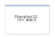 Charpter11  MDX 運算式