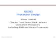 EE382 Processor Design