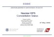 Navstar GPS  Constellation Status
