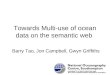 Towards  Multi-use of ocean data on the semantic web