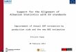 Support for the Alignment of  Albanian Statistics with EU standards