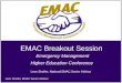 EMAC Breakout Session  Emergency Management Higher Education Conference