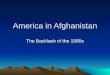 America in Afghanistan