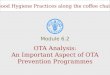 OTA Analysis: An Important Aspect of OTA Prevention Programmes