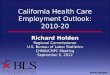 California Health Care Employment Outlook: 2010-20