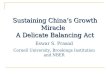 Sustaining China ’ s Growth Miracle   A Delicate Balancing Act