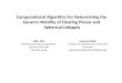Computational Algorithm for Determining the Generic Mobility of Floating Planar and