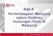 Bab  6  Perlembagaan  Malaysia  dalam Konteks Hubungan Etnik di  Malaysia