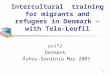 Intercultural  training for migrants and refugees in Denmark – with Tele-Leofil