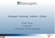 Grouper Training - Admin - Client