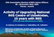 35th Consultative Meeting of INIS Liaison Officers 28 – 29 October 2010, IAEA Vienna - Austria