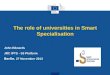 The role of universities in Smart Specialisation
