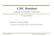 CDC Readout
