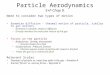 Particle Aerodynamics S+P Chap 9