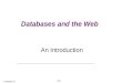Databases and the Web