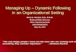 Managing Up – Dynamic Following in an Organizational Setting