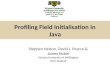 Profiling Field Initialisation in Java