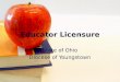 Educator Licensure