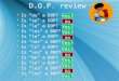 D.O.P. review