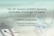 The 16 th  Session of WIPO Standing Committee of the Law of Patents