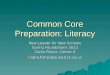 Common Core Preparation: Literacy