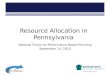 Resource Allocation in Pennsylvania