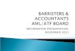 BARRISTERS & ACCOUNTANTS AML/ATF BOARD