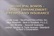 Municipal Bonds –  Credit Enhancement: Ratings and Insurance