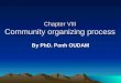 Chapter VIII Community organizing process