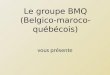 Le groupe BMQ (Belgico-maroco-québécois)