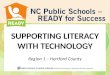 SUPPORTING LITERACY WITH TECHNOLOGY Region  1 –  Hertford County