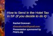 How to Send in the Hotel Tax in SF  (if you decide to do it)