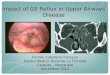 Impact of GE Reflux in Upper Airways Disease