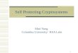 Self Protecting Cryptosystems