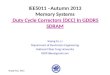 IEE5011 –Autumn 2013 Memory Systems  Duty Cycle Correctors (DCC) In GDDR5 SDRAM