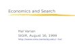 Economics and Search