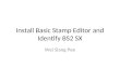 Install Basic Stamp Editor and Identify BS2 SX