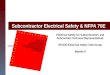 Subcontractor Electrical Safety & NFPA 70E